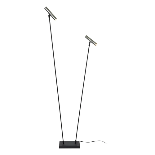 Lucide DUARTE - Floor lamp - 2xG9 - Grey iron | Vibes - detail 1